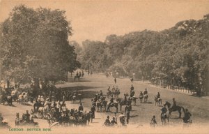 Rotten Row, London, ca. 1900