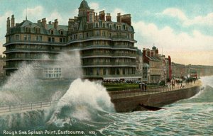 Raue See, Splash Point, Eastbourne, Sussex, um 1912 von Unbekannt