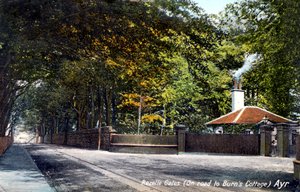 Rozelle-Tore, auf dem Weg zum Burns Cottage, Ayr, Ayrshire, 1913
