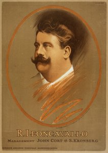 Ruggiero Leoncavallo 1858-1919, ca. 1906 von Unbekannt