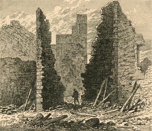Ruinen des Barbican auf dem Ludgate Hill, 1792, 1897