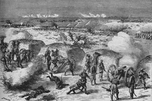 Russischer Angriff auf ein türkisches Reduit, 1902