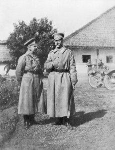 Russische Generäle Gurko und Brusilow, 1917
