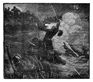 Russische Abwehr bei Silistria, 19. Jahrhundert, 1888 von Unbekannt