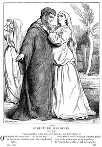 Ruth umarmt ihre Schwiegermutter, 1873 von Unbekannt