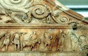 Opferszene vom Ara Pacis, Rom, 9 v. Chr.