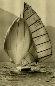 Segeln auf dem Attersee, Oberösterreich, um 1935 von Unbekannt