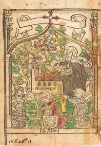 Heiliger Alto, Heilige Brigida und die Gründer des Mariamünsters, um 1500