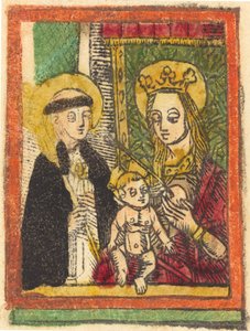 Heiliger Bernhard mit der Madonna und Kind von Unbekannt
