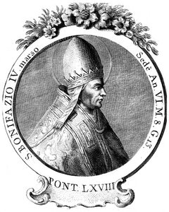 Heiliger Bonifatius IV., Papst der katholischen Kirche