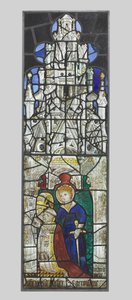 Heilige Katharina mit einem knienden männlichen Stifter, 1400er von Unbekannt