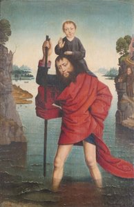 Der heilige Christophorus und das Jesuskind