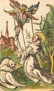 Der heilige Franziskus empfängt die Stigmata von Unbekannt