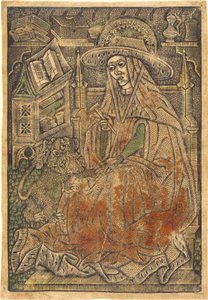 Heiliger Hieronymus in seinem Studierzimmer, 1460-1470