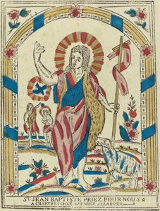 Heiliger Johannes der Täufer, bitte für uns von Unbekannt