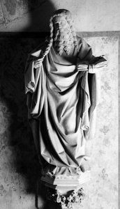 Johannes der Täufer Skulptur zugeschrieben an Juan de Huerta. 1448 Dim. 130 cm Kirche des Kollegiatstifts Johannes der Täufer von Rover in der Ebene (Cote d