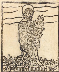 Heiliger Johannes der Täufer [recto], wahrscheinlich 1460-1480 von Unbekannt