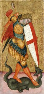 Sankt Michael und der Drache, 14. Jahrhundert