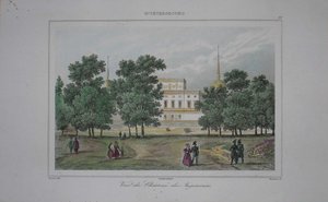 Schloss Sankt Michael in Sankt Petersburg, frühes 19. Jahrhundert von Unbekannt