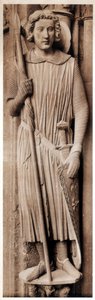 Heiliger Theodor, Kathedrale von Chartres, Frankreich, 13. Jahrhundert von Unbekannt