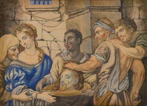 Salome mit dem Haupt Johannes des Täufers von Unbekannt