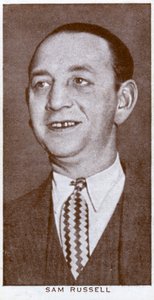 Sam Russell, britischer Boxmanager, 1938 von Unbekannt