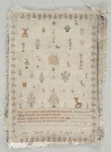 Stickerei, 1798 von Unbekannt