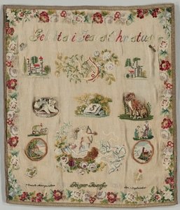 Stickerei, 1870 von Unbekannt