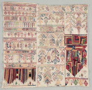 Stickmustertuch, ca. 1700