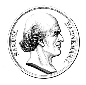 Samuel Hahnemann, deutscher Arzt, 1860