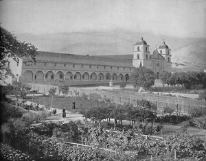 Santa Barbara Mission, Kalifornien, um 1897