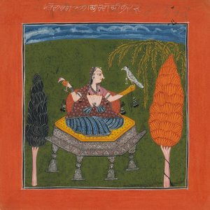 Sanveri Ragini, Seite aus einer Ragamala-Serie, ca. 1700-1710 von Unbekannt