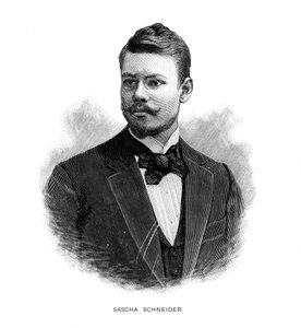 Sascha Schneider, deutscher Maler und Grafiker, 1899 von Unbekannt