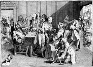 Satire auf Walpole, 1738, 1910