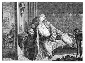Satirische Komposition von Dumesnil, 1885 von Unbekannt
