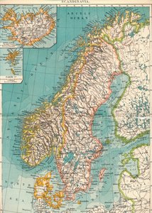 Skandinavien, ca. 1906, 1907