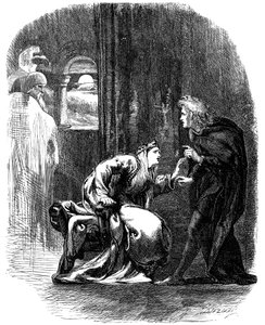 Szene aus Shakespeares Hamlet, 19. Jahrhundert