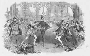 Szene aus Spohrs Faust, an der Royal Italian Opera, 1852 von Unbekannt