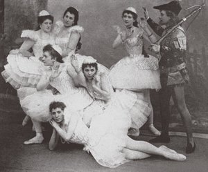 Szene aus dem Ballett Schwanensee, Mariinsky-Theater, 1895 von Unbekannt