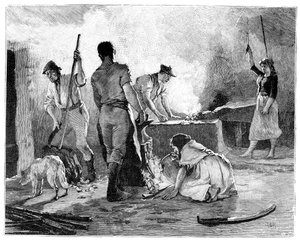 Szene aus der Rebellion der Jungen Iren von 1848, 1900