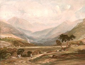 Szene in Glen Lochy, um 1900
