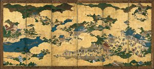 Szenen in und um Kyoto, ca. 1690