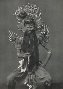 Schauspieler als Guruswamin der oberste der geistlichen Lehrer, 1926