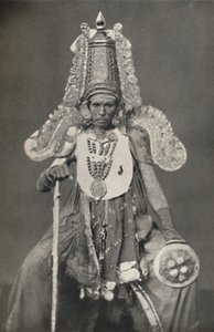 Schauspieler als Subrahmanya Kriegsgott, 1926 von Unbekannt