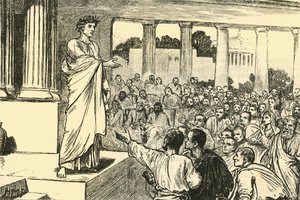 Scipios Appell an das Volk, 1890 von Unbekannt