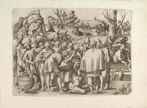 Durchsuchung des Gepäcks von Josephs Bruder