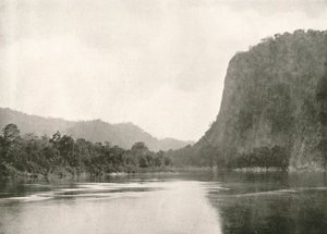 Zweite Engstelle am Irrawaddy-Fluss, in der Nähe von Bhamo, 1900 von Unbekannt