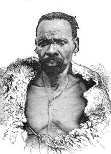 Sekukuni, um 1880 von Unbekannt