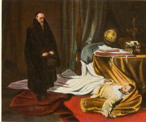 Seni mit dem Leichnam von Wallenstein von Unbekannt