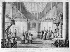 Dienst des Eides des Klerus von Frankreich, 19. Jahrhundert